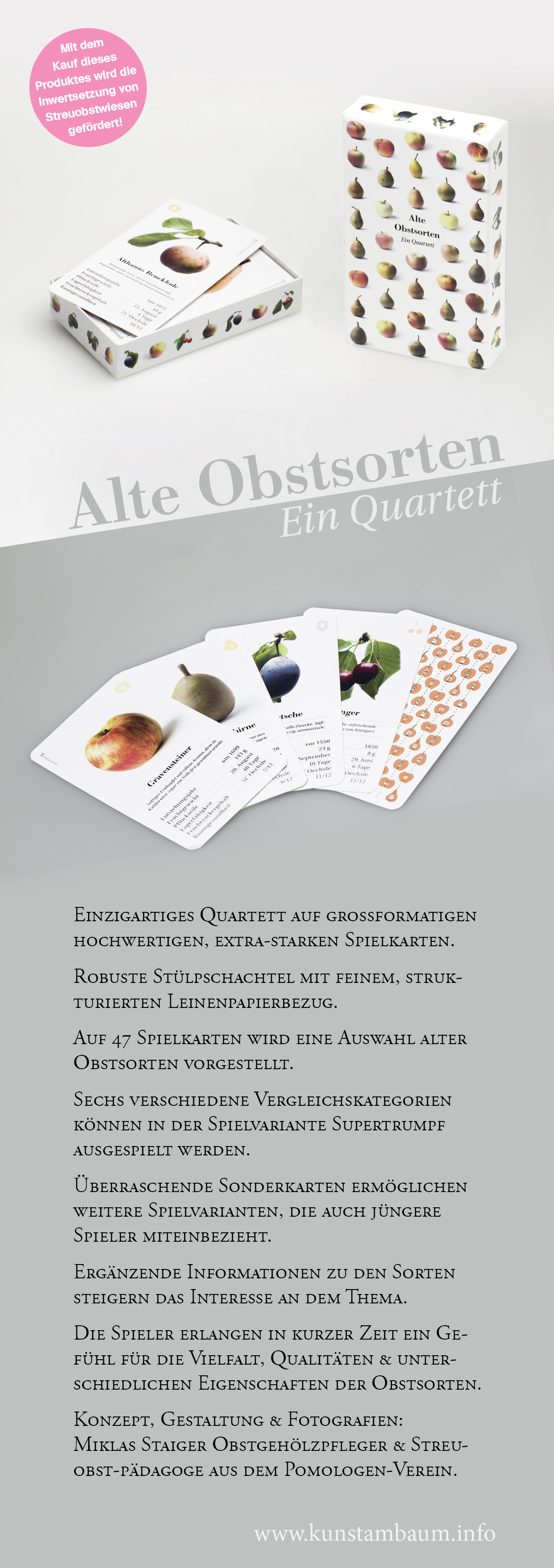 Alte Obstsorten Quartett